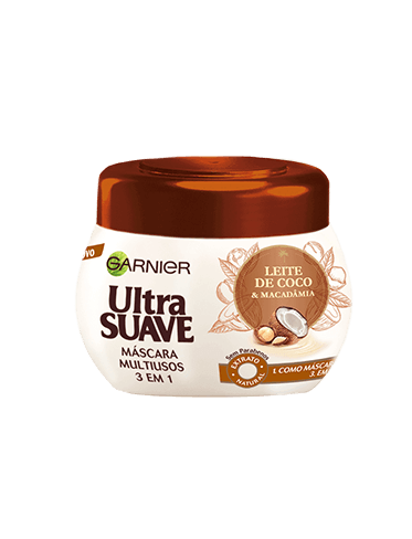 cabelo ultra suave leite de coco máscara